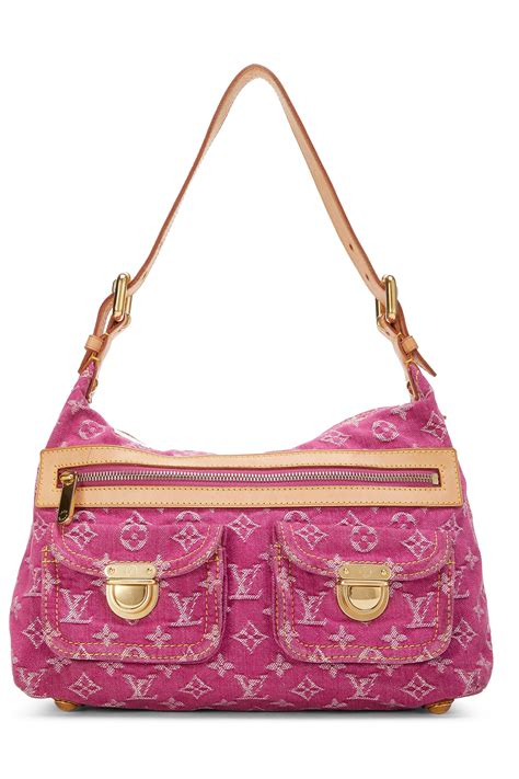 louis vuitton pink half monogram|monogram signature handbags.